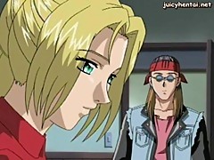 Anime blonde fucked by stiff cock