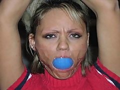 A compilation of gagged girls