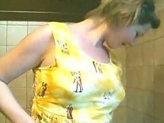 Pregnant German lady invites 2 strangers...